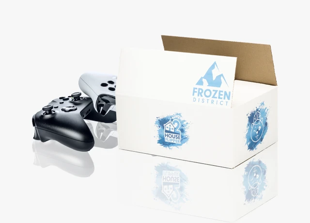 frozen district karton klapowy frozen district z nadrukiem dla gaminigowców